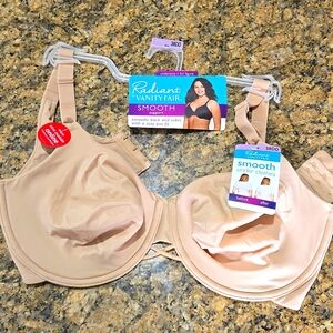 Vanity Fair Smooth Support 38DD Tan Bra NWT